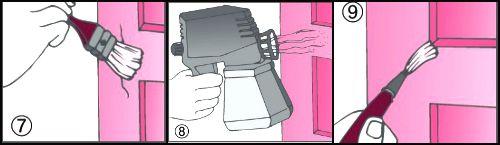 Verniciatura porta in ferro